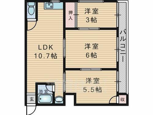 同じ建物の物件間取り写真 - ID:227078008971