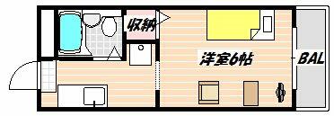 千葉県船橋市本中山３丁目(賃貸マンション1K・2階・18.00㎡)の写真 その2