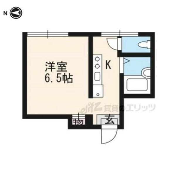 メゾンワイズ 210｜京都府京都市上京区一条通御前通３丁目西入西町(賃貸マンション1K・2階・22.00㎡)の写真 その2