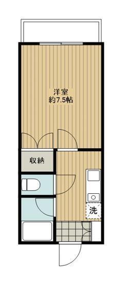 ファインビューⅡ 205｜大分県別府市上人仲町(賃貸マンション1K・2階・23.00㎡)の写真 その2