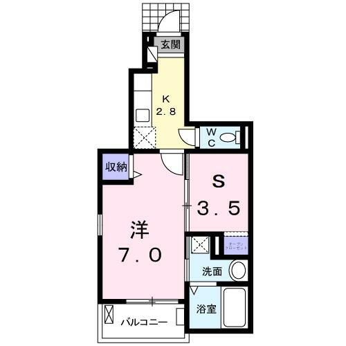 ロンジェヴィタ 105｜茨城県日立市鮎川町５丁目(賃貸アパート1K・1階・31.65㎡)の写真 その2