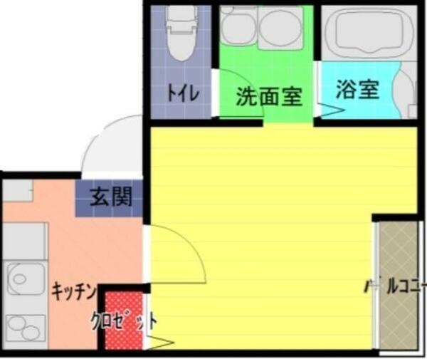 さいたま市見沼区大和田町２－１０７２ＡＰ２｜埼玉県さいたま市見沼区大和田町２丁目(賃貸アパート1K・1階・20.55㎡)の写真 その2