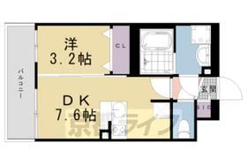 京都府京都市南区東九条北河原町（賃貸マンション1DK・5階・28.71㎡） その2