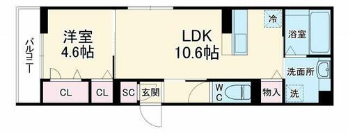 同じ建物の物件間取り写真 - ID:211047122807