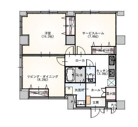 同じ建物の物件間取り写真 - ID:204003869257