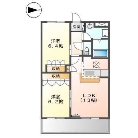 同じ建物の物件間取り写真 - ID:228047136517