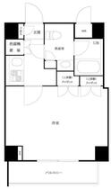 ルーブル泉岳寺前  ｜ 東京都港区高輪２丁目（賃貸マンション1K・2階・26.05㎡） その2