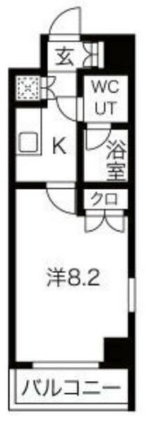 ラグジュアリーアパートメント赤羽西２｜東京都北区赤羽西６丁目(賃貸マンション1K・6階・25.50㎡)の写真 その2