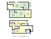 神戸市須磨区妙法寺字口ノ川 2階建 築60年のイメージ