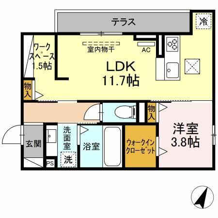 同じ建物の物件間取り写真 - ID:223032109848