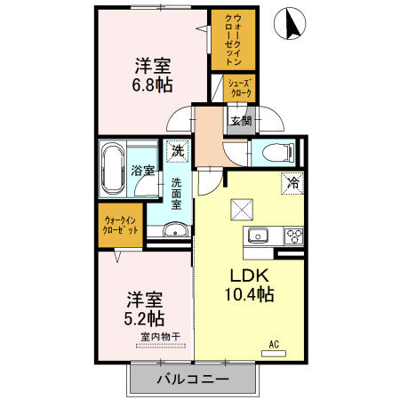 同じ建物の物件間取り写真 - ID:244003961265