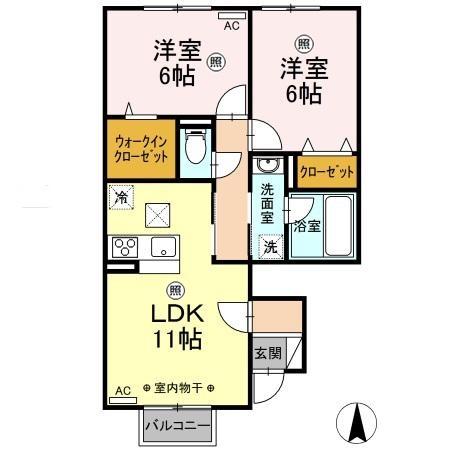 同じ建物の物件間取り写真 - ID:209005619485