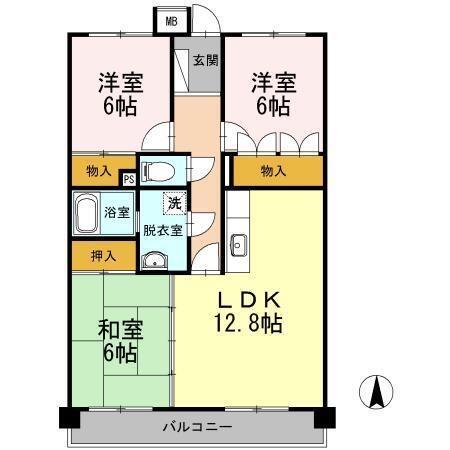 同じ建物の物件間取り写真 - ID:245003112395