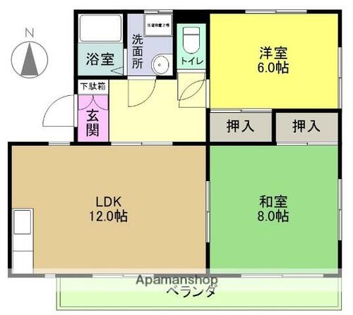 同じ建物の物件間取り写真 - ID:207001210431