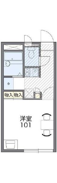 レオパレスブルーグラスⅣ 104｜大分県大分市新川町１丁目(賃貸アパート1K・1階・20.28㎡)の写真 その2