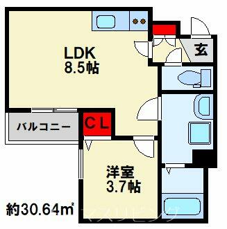 同じ建物の物件間取り写真 - ID:240027938859