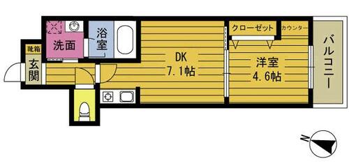 同じ建物の物件間取り写真 - ID:244003950524