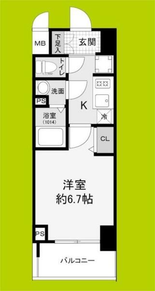 ＡｒｔｉｚＡ淡路｜大阪府大阪市東淀川区淡路４丁目(賃貸マンション1K・6階・23.25㎡)の写真 その1