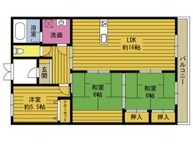 Ｓ＆Ｅ　Ｃｌｅａｒ 402 ｜ 大分県大分市大字久原（賃貸マンション3LDK・4階・81.00㎡） その2