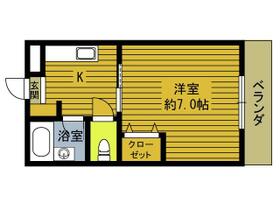 ボナールＡ 203 ｜ 大分県大分市大字寒田（賃貸マンション1K・2階・22.68㎡） その2