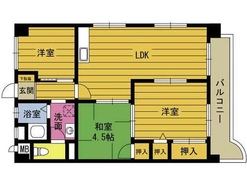 同じ建物の物件間取り写真 - ID:244003965740