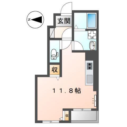 リンバ｜香川県高松市高松町(賃貸アパート1R・1階・32.72㎡)の写真 その2