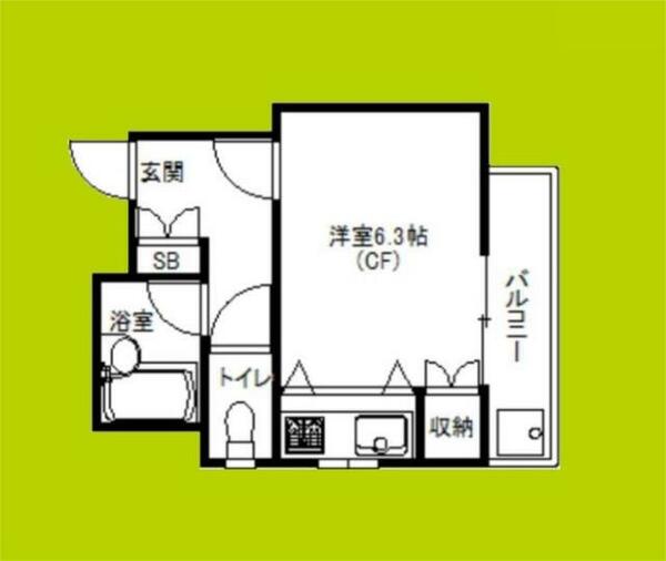 ハイツジェイ・ワイ｜大阪府大阪市淀川区新北野３丁目(賃貸マンション1K・2階・21.08㎡)の写真 その2