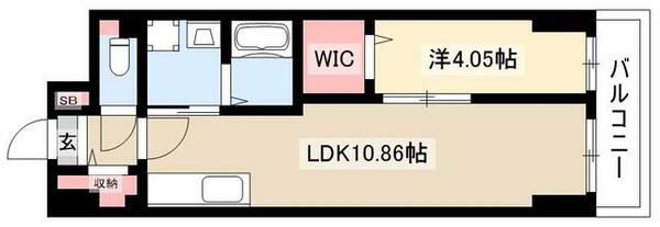 ＧＲＡＮＤＵＫＥ古出来ｆｉｏｒｅ 1003｜愛知県名古屋市千種区古出来３丁目(賃貸マンション1LDK・10階・40.00㎡)の写真 その2