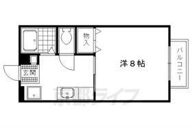 京都府京都市左京区北白川東小倉町（賃貸アパート1K・2階・26.50㎡） その2