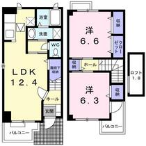 静岡県浜松市中央区篠原町（賃貸アパート2LDK・1階・63.44㎡） その2