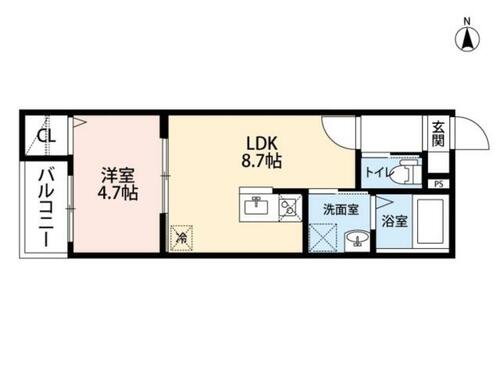 同じ建物の物件間取り写真 - ID:223031851994