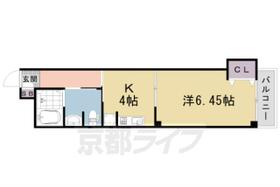 グラヴィス西院高辻 105 ｜ 京都府京都市右京区西院平町（賃貸マンション1DK・1階・26.58㎡） その2