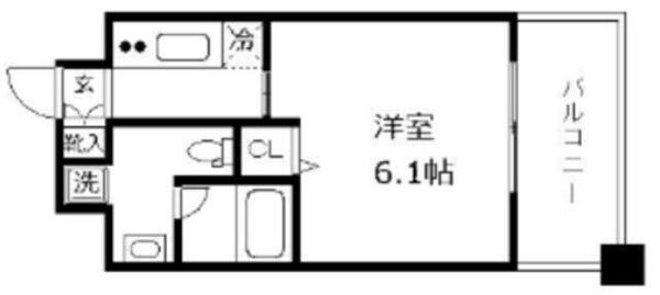 ベルファース水天宮前｜東京都中央区日本橋中洲(賃貸マンション1R・9階・21.30㎡)の写真 その2