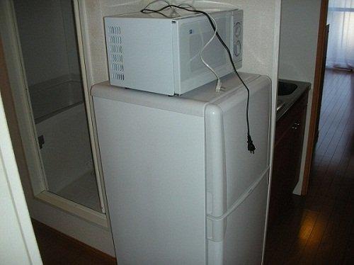 画像15:電子レンジ、冷蔵庫