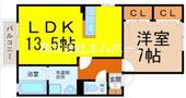 岡崎市法性寺町字色子 2階建 築21年のイメージ