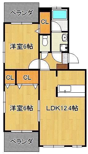 同じ建物の物件間取り写真 - ID:240027440037