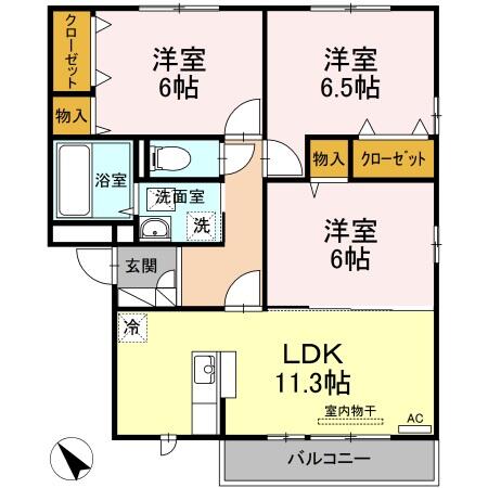 同じ建物の物件間取り写真 - ID:231504563105