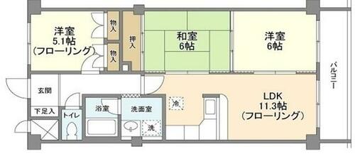 同じ建物の物件間取り写真 - ID:213107568286