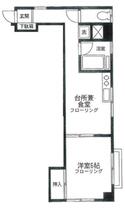 辻村ビル  ｜ 東京都文京区大塚６丁目（賃貸マンション1DK・4階・32.20㎡） その2