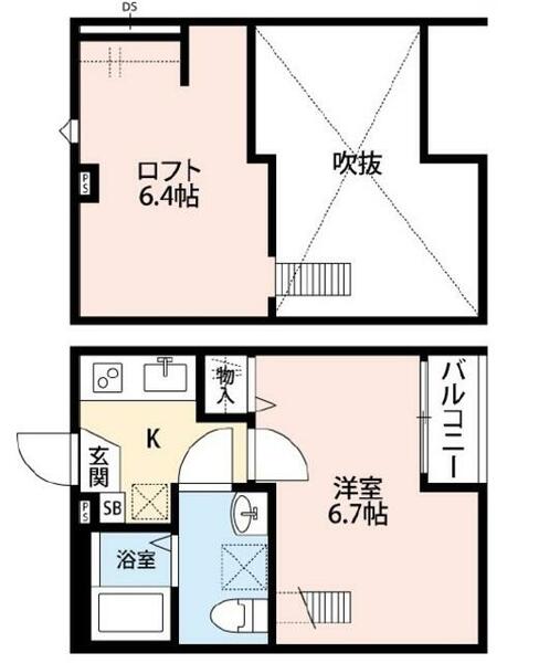 ネクスト八潮｜埼玉県八潮市大瀬２丁目(賃貸アパート1K・1階・21.28㎡)の写真 その2