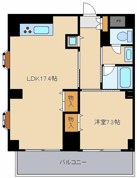 神奈川県横浜市青葉区藤が丘１丁目(賃貸マンション1LDK・3階・56.46㎡)の写真 その2