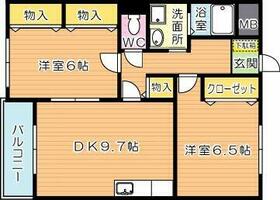 グレイス田仲  ｜ 福岡県北九州市八幡西区永犬丸３丁目（賃貸マンション2DK・1階・56.00㎡） その2