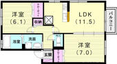 神戸市垂水区下畑町字石畳 2階建 築16年のイメージ