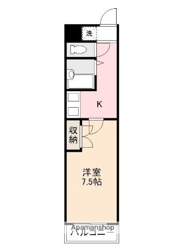 ヴィラ・ソレイユ 304｜香川県木田郡三木町大字池戸(賃貸アパート1K・3階・23.20㎡)の写真 その2