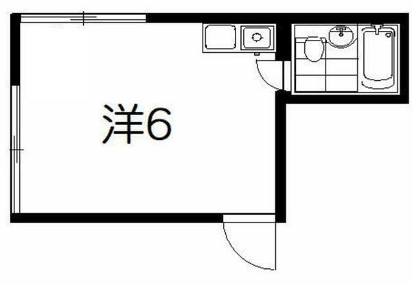 コーポ宮本｜東京都新宿区上落合３丁目(賃貸マンション1R・3階・12.00㎡)の写真 その2