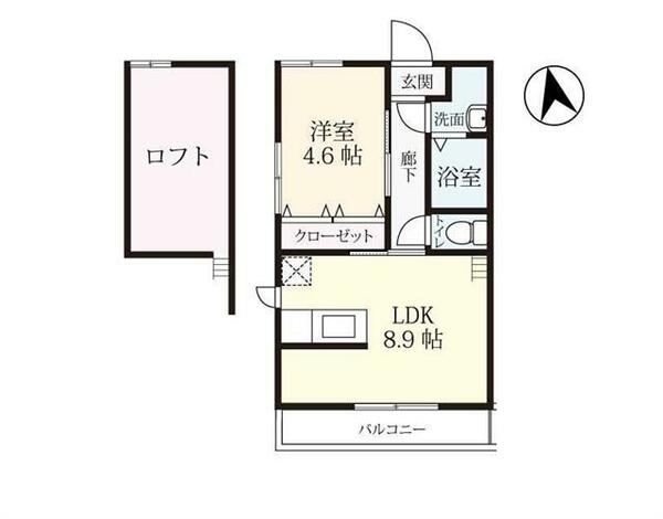 Ｌａｄｄｅｒ本庄 103｜佐賀県佐賀市本庄町大字本庄(賃貸アパート1LDK・1階・33.07㎡)の写真 その2