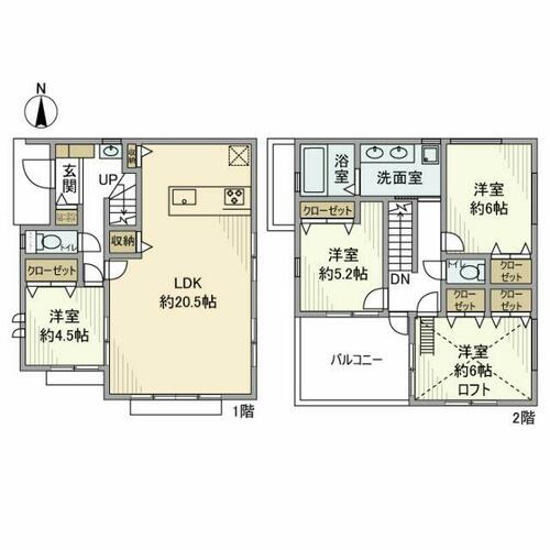 同じ建物の物件間取り写真 - ID:214054976500