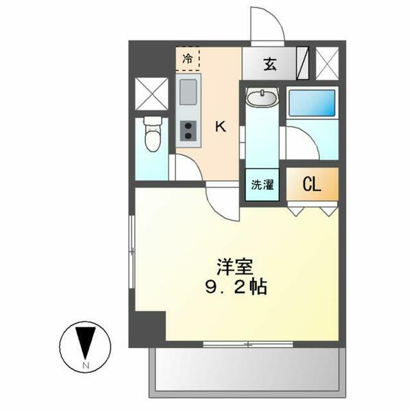 ＣＩＴＹ　ＳＰＩＲＥ　名駅前 1105｜愛知県名古屋市中村区名駅南２丁目(賃貸マンション1K・11階・30.23㎡)の写真 その2