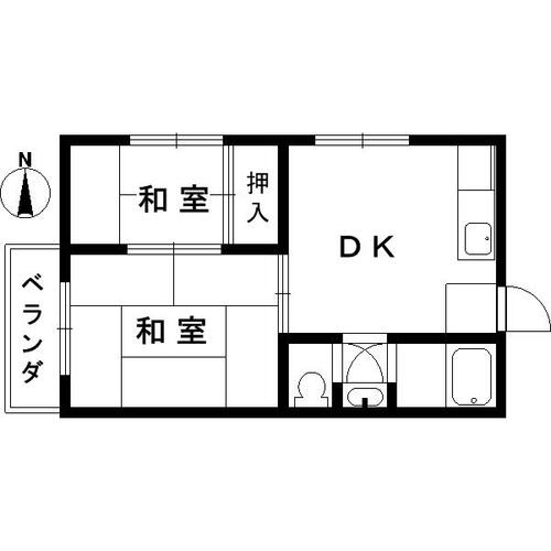 香風マンションの間取り