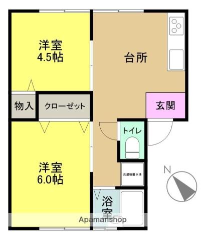 同じ建物の物件間取り写真 - ID:207001189104